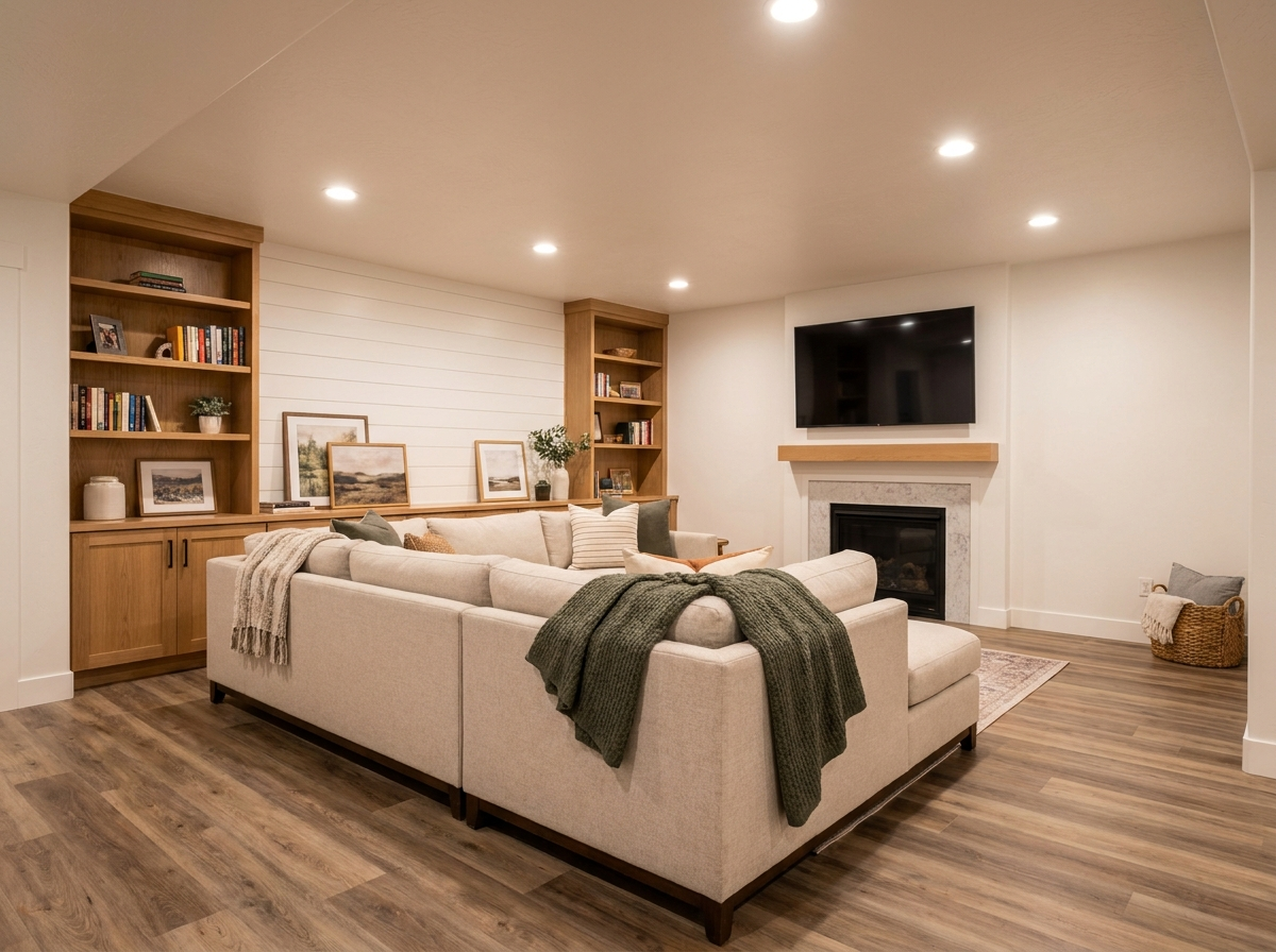 Finished basement Utah